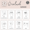Érzelmek színező gyerekeknek | PDF letöltés
