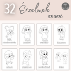 Érzelmek színező gyerekeknek | PDF letöltés