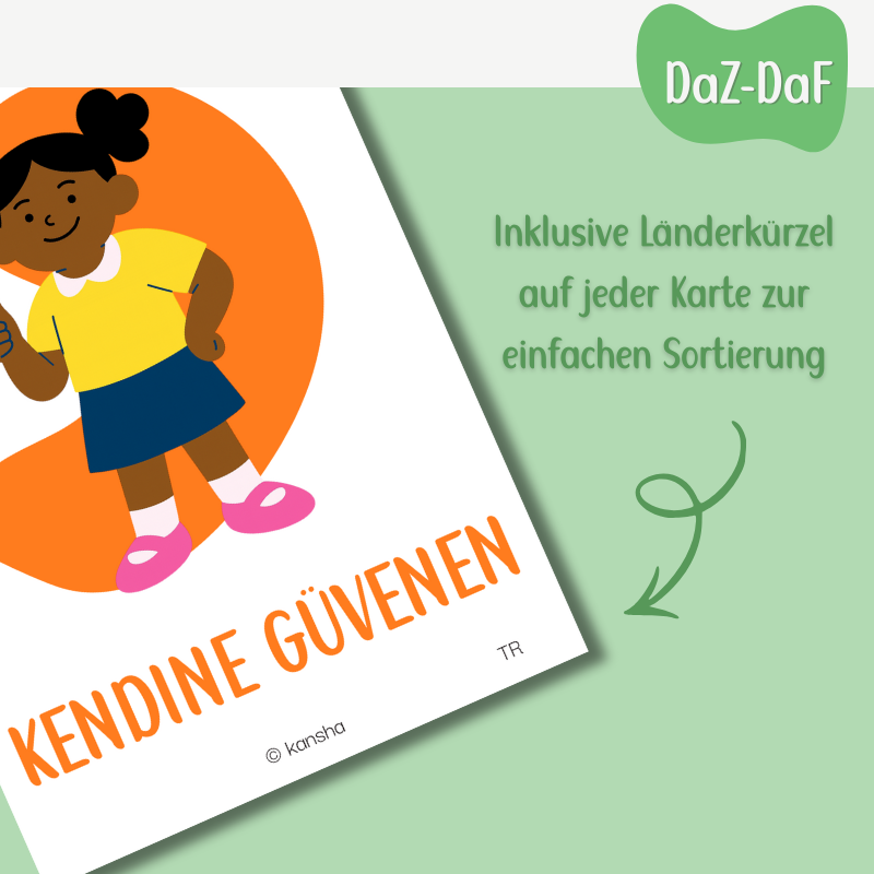Das große DaZ/DaF-Kartenset für Kita & Schule – Mehrsprachige Emotionsarbeit für Kinder