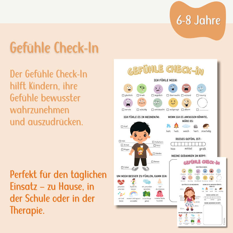 Gefühlskarten Komplett-Set – 32 Gefühle spielerisch entdecken (6-8 Jahre)