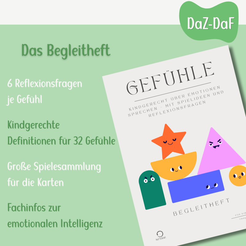 Das große DaZ/DaF-Kartenset für Kita & Schule – Mehrsprachige Emotionsarbeit für Kinder