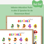 Das große DaZ/DaF-Kartenset für Kita & Schule – Mehrsprachige Emotionsarbeit für Kinder