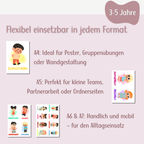 Gefühlskarten für Kinder (3-5 Jahre)