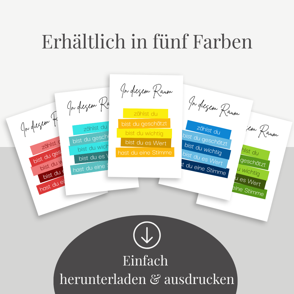 Inspirierendes Psychologie Poster-Set – Modern Edition