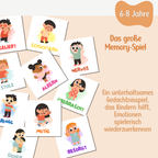 Gefühlskarten Komplett-Set – 32 Gefühle spielerisch entdecken (6-8 Jahre)