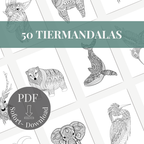 Tiermandalas – Achtsames Ausmalbuch für Ruhe & Konzentration﻿