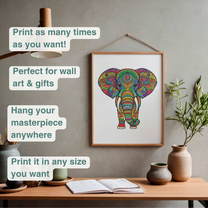 Animal Mandalas – Mindful Coloring Book for Calm & Focus