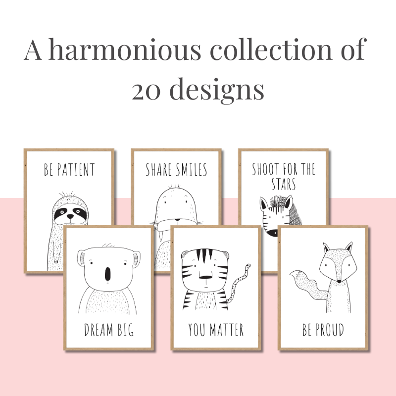 Animal Affirmation Posters for Kids — And for You Too!