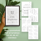 12 pozitív átfogalmazás - mindset kártyák