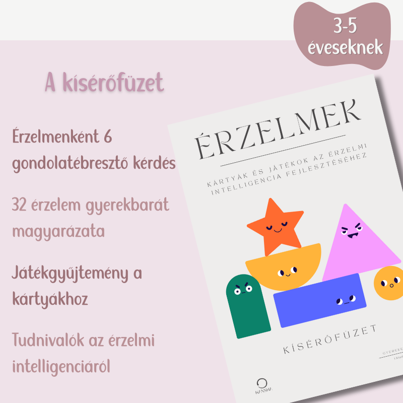 Érzelemkártyák gyerekeknek (3-5 éveseknek)