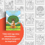 Buddha színes kertje - Tudatos színező gyerekeknek