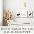 Szarkasztikus Pszichológia Poszter Szett – 10 vicces falikép mentális egészség humorral