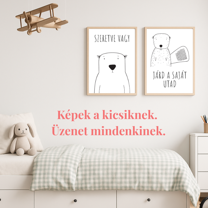 Állatos motivációs poszter szett gyerekeknek – és egyben lelki útravaló neked﻿ is