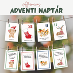Affirmációs adventi naptár gyerekeknek – 24 nap tudatosság, önbizalom és szeretet