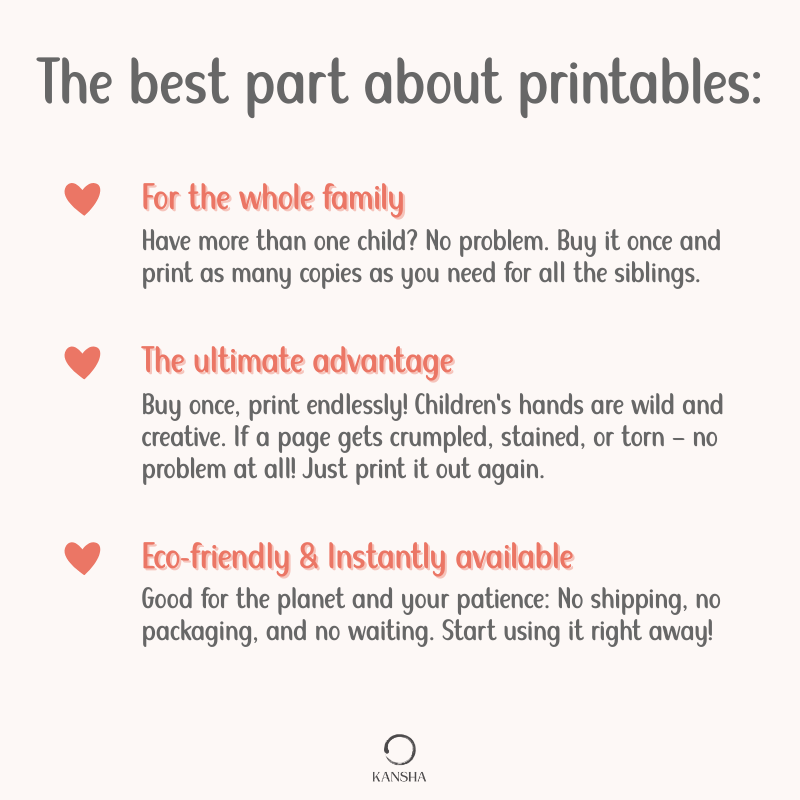 Calming Corner Poster Set for Children | PDF Download