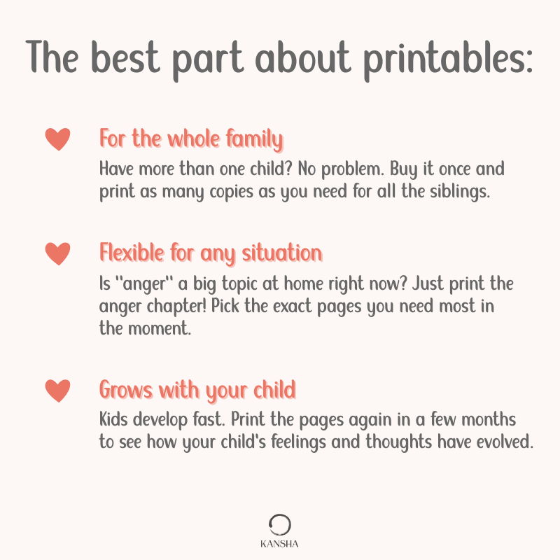 Feelings Wheel Workbook for Kids - Exploring Emotions | PDF Download