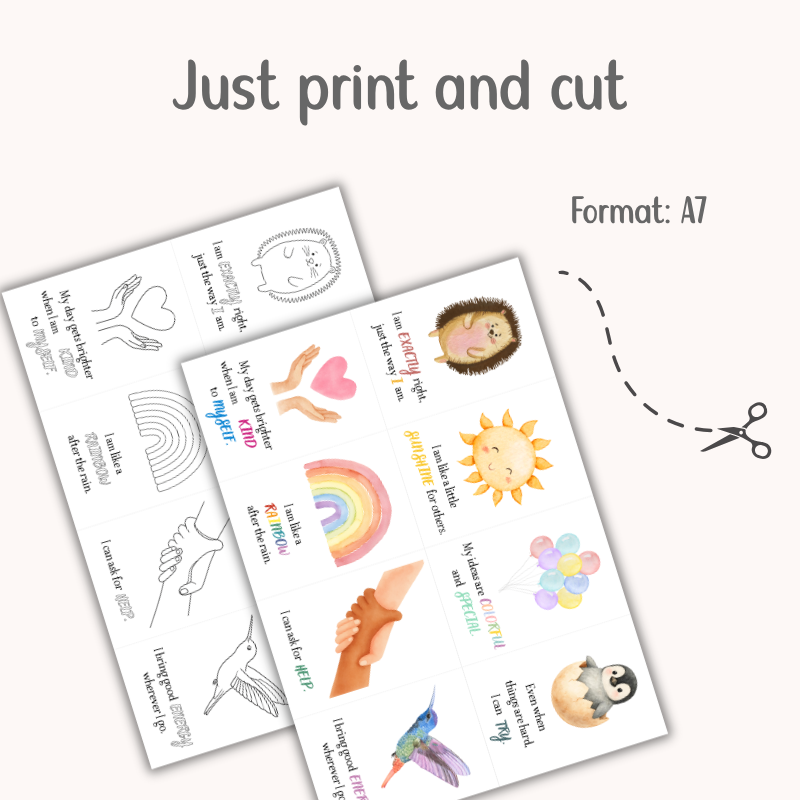 Affirmation Cards for Children | PDF Download