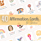 Affirmation Cards for Children | PDF Download