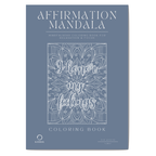 Affirmation Mandala Coloring Book: 40 Pages for Mindfulness & Positivity | PDF Download