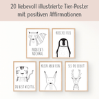 Tierische Affirmations-Poster für Kinder – und eine neue Kraftquelle für dich﻿ | PDF Download