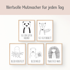 Tierische Affirmations-Poster für Kinder – und eine neue Kraftquelle für dich﻿ | PDF Download