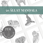 Állat mandalák – Tudatos színezőkönyv nyugalomhoz és fókuszhoz | PDF letöltés