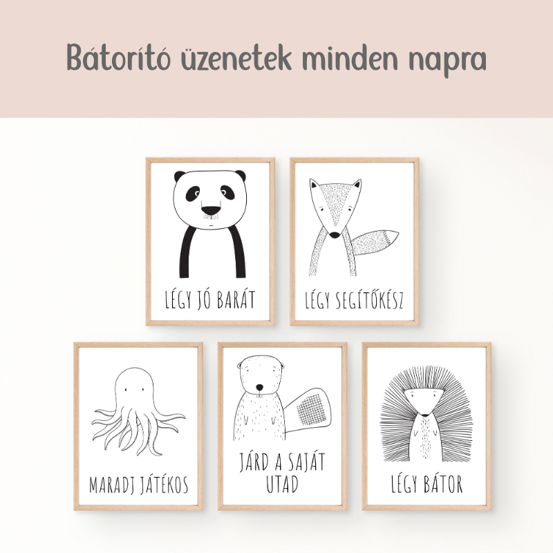 Állatos motivációs poszter szett gyerekeknek – és egyben lelki útravaló neked﻿ is | PDF letöltés