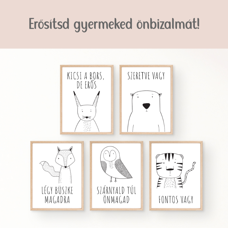 Állatos motivációs poszter szett gyerekeknek – és egyben lelki útravaló neked﻿ is | PDF letöltés