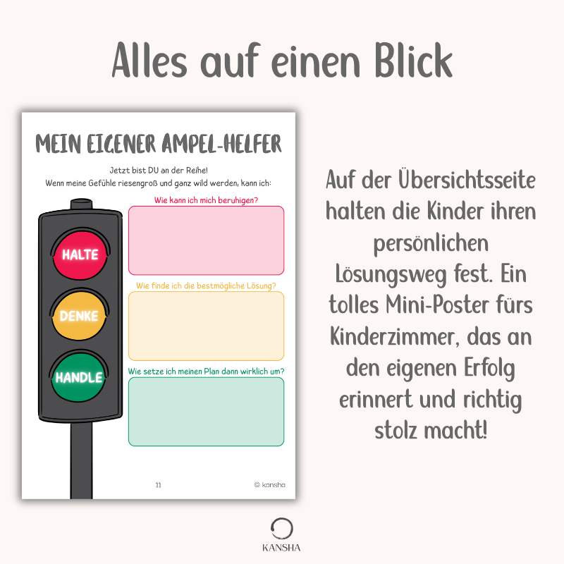Impulskontrolle und Problemlösung mit der Ampel-Methode | PDF Download