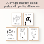 Animal Affirmation Posters for Kids — And for You Too! | PDF Download