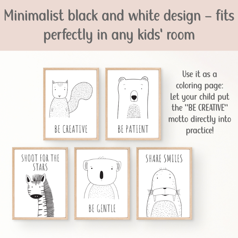 Animal Affirmation Posters for Kids — And for You Too! | PDF Download