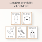 Animal Affirmation Posters for Kids — And for You Too! | PDF Download