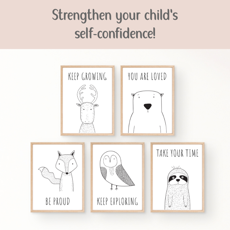 Animal Affirmation Posters for Kids — And for You Too! | PDF Download
