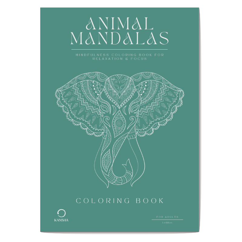 Animal Mandalas – Mindful Coloring Book for Calm & Focus