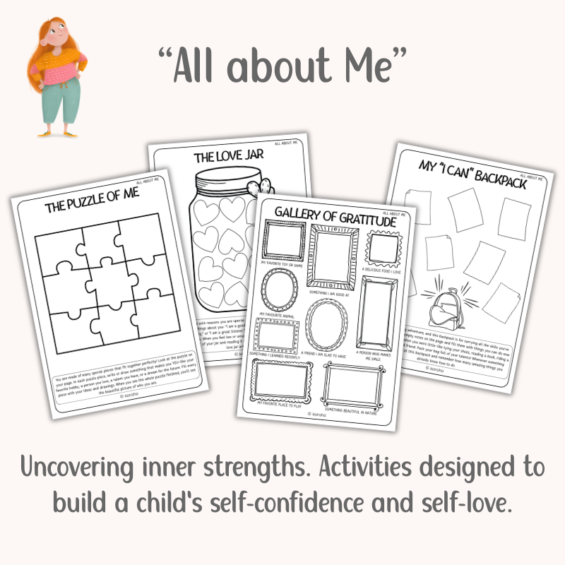 Art Therapy Activity Workbook for Kids – Mindfulness, Empathy & Self-Love | PDF Download