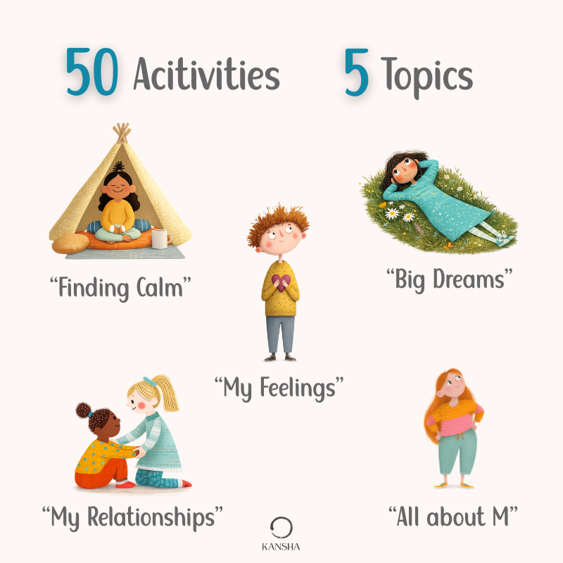 Art Therapy Activity Workbook for Kids – Mindfulness, Empathy & Self-Love | PDF Download