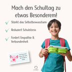 Brotdosen Nachrichten stärken das Selbstbewusstsein vom Kind
