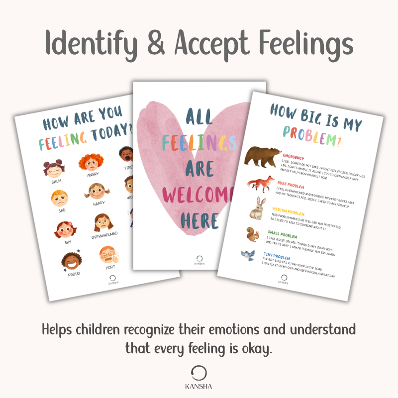 Calming Corner Poster Set for Children | PDF Download