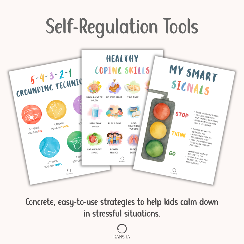 Calming Corner Poster Set for Children | PDF Download
