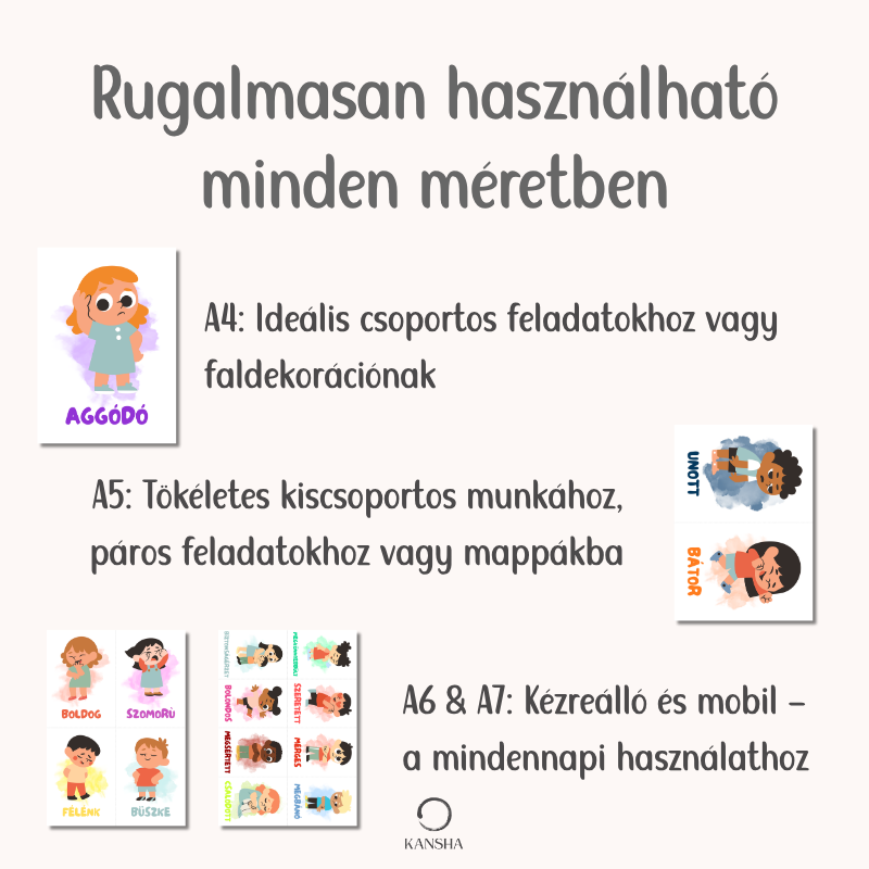 Érzelemkártyák óvodásoknak | PDF letöltés