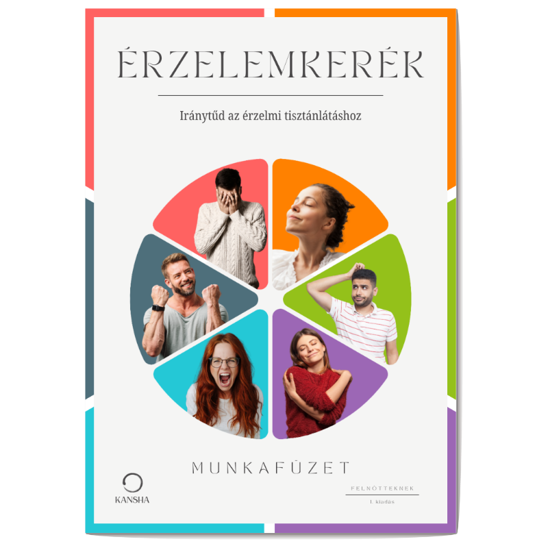 Érzelemkerék önsegítő munkafüzet felnőtteknek borítója