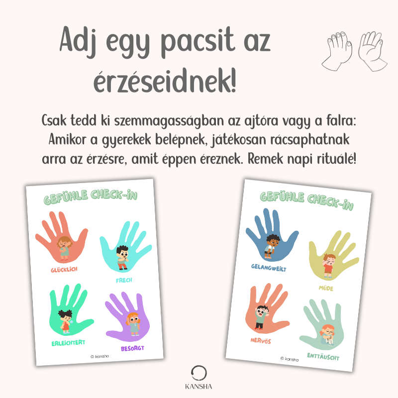 Érzelmi bejelentkezés gyerekeknek (3 éves kortól) | PDF letöltés