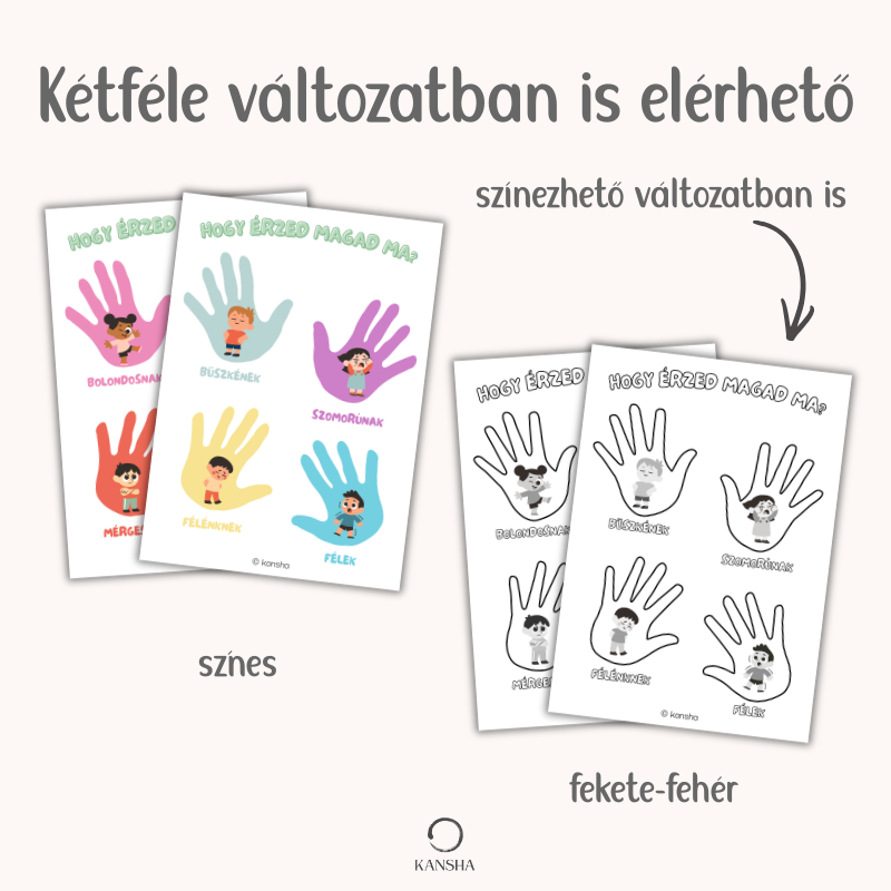 Érzelmi bejelentkezés gyerekeknek (3 éves kortól) | PDF letöltés