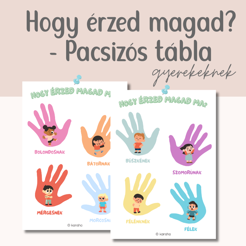 Érzelmi bejelentkezés gyerekeknek (3 éves kortól) | PDF letöltés