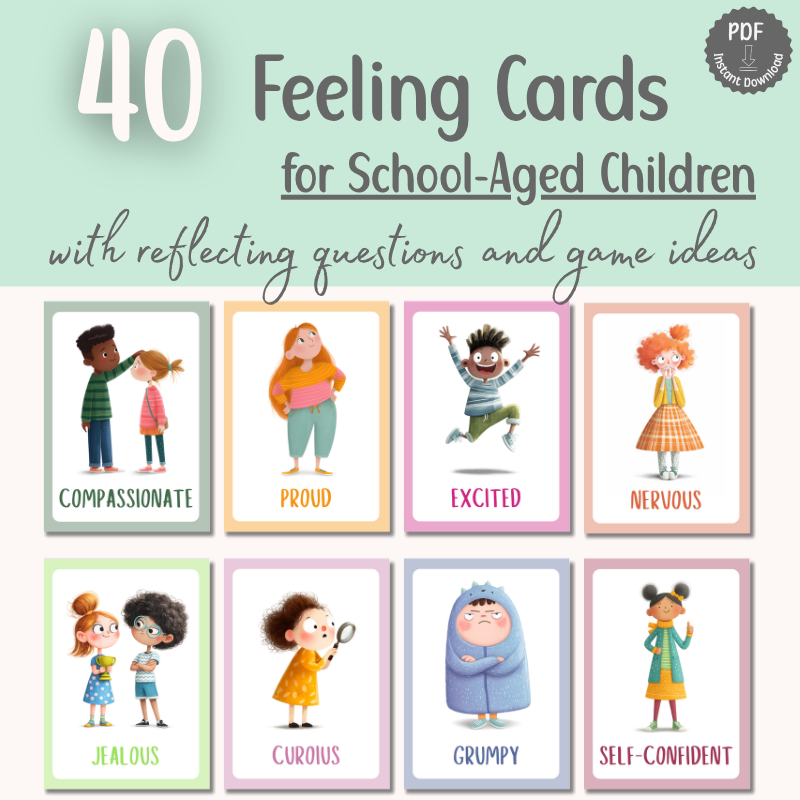 Feeling Cards for School-Aged Children | PDF Download