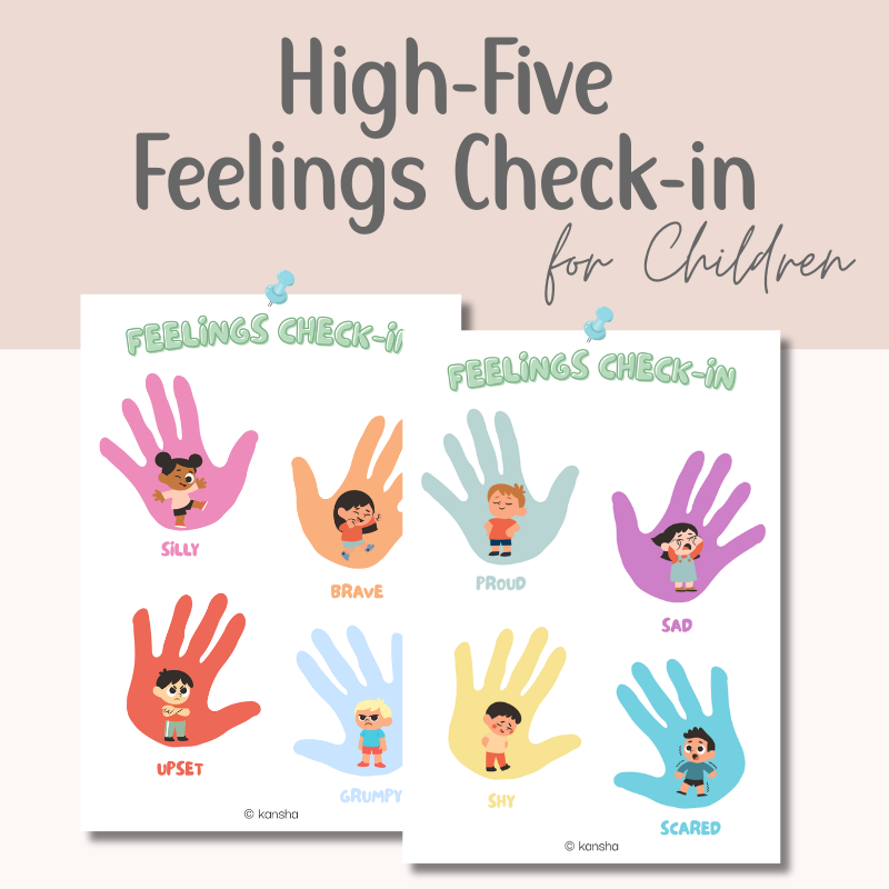 Feelings Check-In for Children (from Age 3) | PDF Download