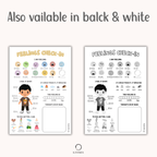 Daily Feelings Check-In Worksheet for Kids (Ages 6–12) – Mindfulness & Emotional Regulation Tool | PDF Download