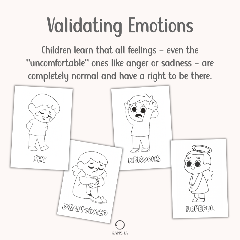 Feelings Coloring Pages for Children | PDF Download