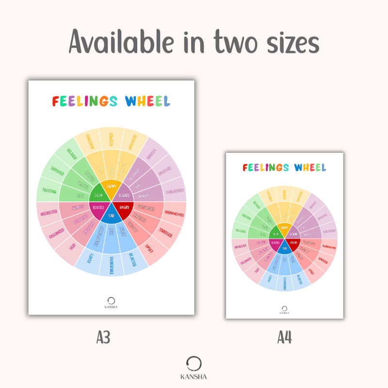 Feelings Wheel Workbook for Kids - Exploring Emotions | PDF Download