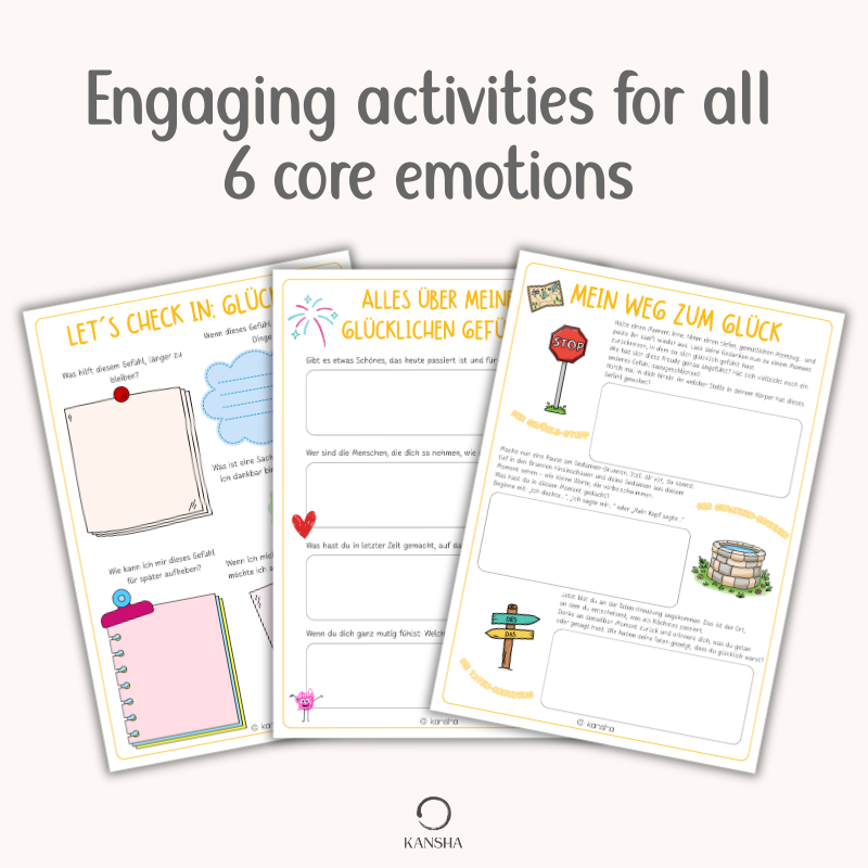 Feelings Wheel Workbook for Kids - Exploring Emotions | PDF Download